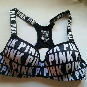 Pink Victoria's secret sports bra like new small